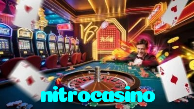 nitrocasino casino presented on mobile device in Pakistan with slots and live games